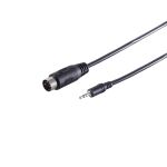 Klinkenst. 3,5mm Stereo - Diodenstecker 5-pol 1,5m
