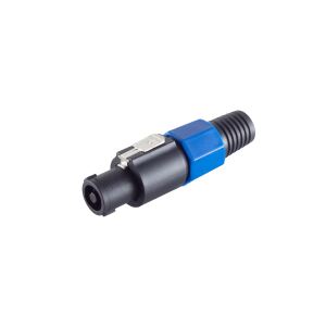 PA-Stecker 4-polig, schraubbar, mit Knickschutz