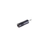 Adapter, Klinkenst. Mono 3,5mm/K.Kuppl. Mono 6,3mm