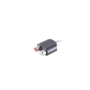 Cinchstecker / 2 Cinchbuchsen