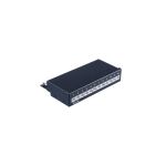 Desktop-RJ45-Patchpanel, 12-Port, Cat 6A STP, sw