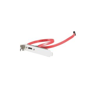 Slotblech 1x eSATA, 3Gb/s, mit Kabel