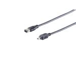 FireWire-Kabel IEEE 1394 4-pol St/6-pol St 1,8m