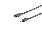 FireWire-Kabel IEEE1394B 9p. St/1394A 4pol St 1,8m