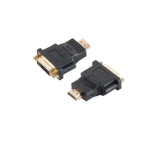 Adapter HDMI-Stecker / DVI-D (24+1) Buchse verg.