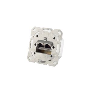 RJ-45 Anschlussdose, 2-fach, Cat. 6A, STP, HZ