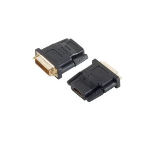 Adapter HDMI-Buchse / DVI-D (24+1) Stecker verg.