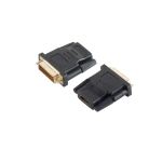 Adapter HDMI-Buchse / DVI-D (24+1) Stecker verg.