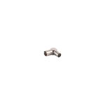 Koaxial-Winkeladapter, Stecker auf Kupplung