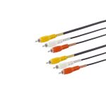 3 Cinchstecker/ 3 Cinchstecker 1xVideo 2xAudio 2m