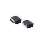Scart-Adapter mit 3 Cinchbuchsen, IN/OUT Schalter