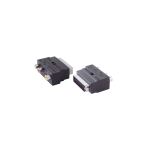 Adapter mit 3 Cinchbuchse/4-pol MINI Buchse IN/OUT