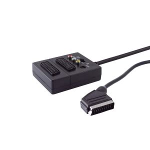 Universal 2x SCART Verteiler, Cinch, S-Video, 0,2m