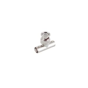 T - Adapter, 1 BNC Stecker auf 2 BNC Kupplungen