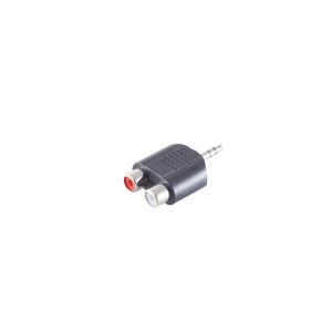 Klinkenstecker Stereo 3,5mm / 2 Cinchbuchsen