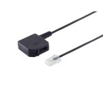 Western-Stecker 8/4 / TAE F-Buchse 0,2m