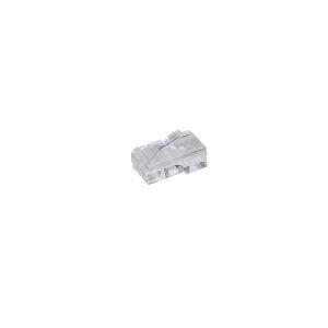 Modular Stecker 8polig 4 Kontakte belegt vergoldet
