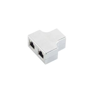 cat. 5e Patchkabeladapter RJ45 Buchse/2x Buchse