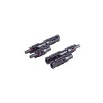 PV4 T-Adapter Set, 2/1, IP68, 1.5kV, schwarz