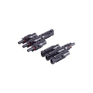 PV4 T-Adapter Set, 3/1, IP68, 1.5kV, schwarz