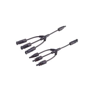 PV4 T-Adapterkabel Set, 3/1, 4mm², SW/SW, 30cm