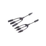PV4 T-Adapterkabel Set, 3/1, 4mm², SW/SW, 30cm