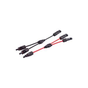 PV4 T-Adapterkabel Set, 2/1, 6mm², R/SW, 30cm