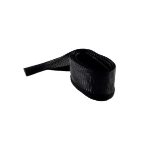 Flex Kabelkanal mit Klett, 32mm, schwarz, 5m