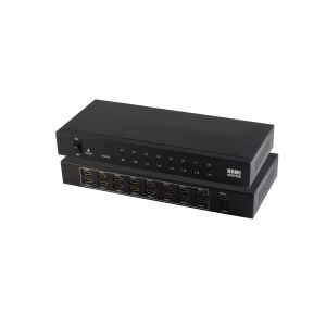 HDMI Verteiler 1x16, Metall, 4K30Hz, schwarz