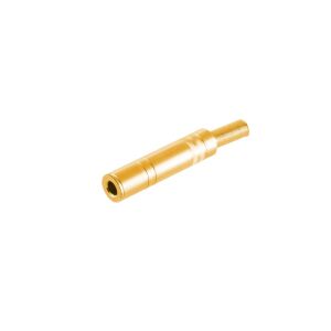Klinkenkupplung Stereo 6,3mm, vergoldet
