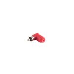 Cinchstecker, Winkel, rot
