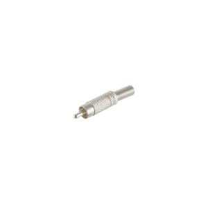 Cinchstecker Metall 6mm, gelb