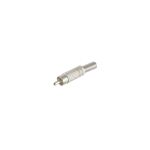 Cinchstecker Metall 6mm, gelb