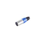 Cannon/XLR-Stecker, blue