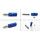 Bananenstecker, 4mm, blau
