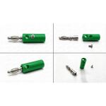 Bananenstecker, 4mm, grün