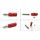 Bananenstecker, 4mm, rot