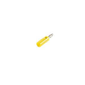 Bananenstecker, 4mm, gelb