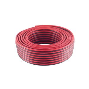 Lautsprecherkabel, 2 x 0,75mm², rot/schwarz, 25m