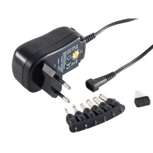Universal-Netzteil, 6 Adapter, 3-12V, 12W