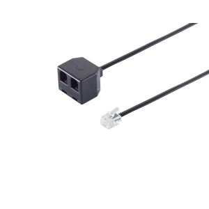 Western-St. 8/8/ 2 Western-Buchse 8/8 100 Ohm 0,1m