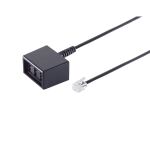 Western-Stecker 6/4 / TAE NFN-Buchse 0,15m