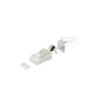 RJ-45 Modularstecker, 8P8C, STP, 23AWG, weiß