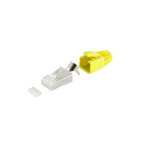 RJ-45 Modularstecker, 8P8C, STP, 23AWG, gelb
