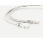 Patchkabel Cat. 5E, SF/UTP, weiß, 1m