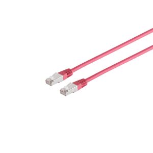 Patchkabel Cat. 5E, SF/UTP, magenta, 2m