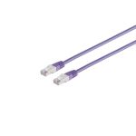 Patchkabel Cat. 5E, SF/UTP, violett, 7,5m