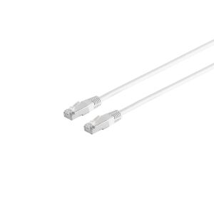 Patchkabel Cat. 5E, SF/UTP, weiß, 50m