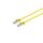 RJ45 Patchkabel m. CAT 7 Rohkabel PIMF gelb 5m