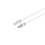 RJ45 Patchkabel m. CAT 7 Rohkabel PIMF weiß 10m